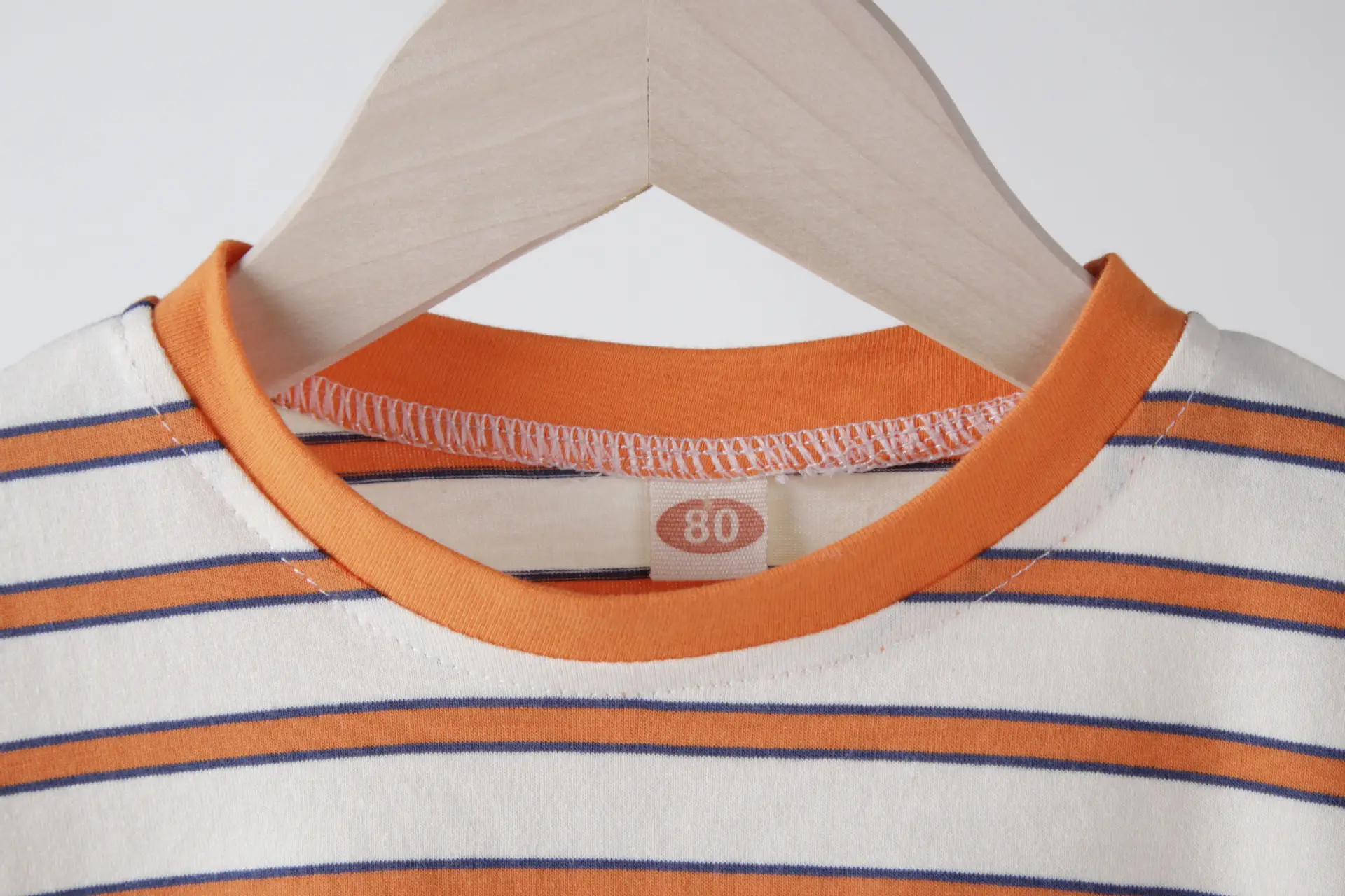Kids Cotton Striped T-Shirt Short Sleeve Summer — feature 10