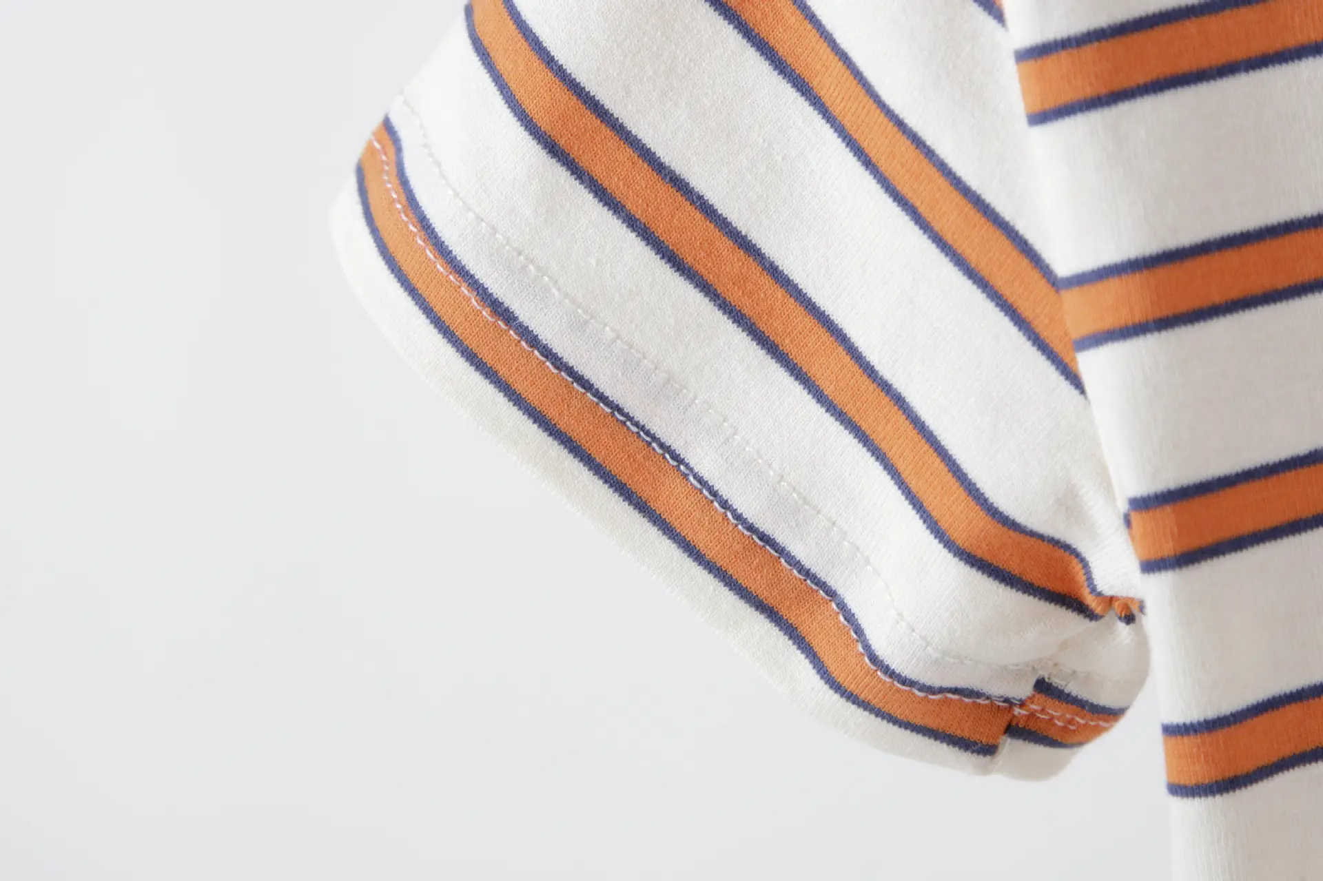 Kids Cotton Striped T-Shirt Short Sleeve Summer — feature 12