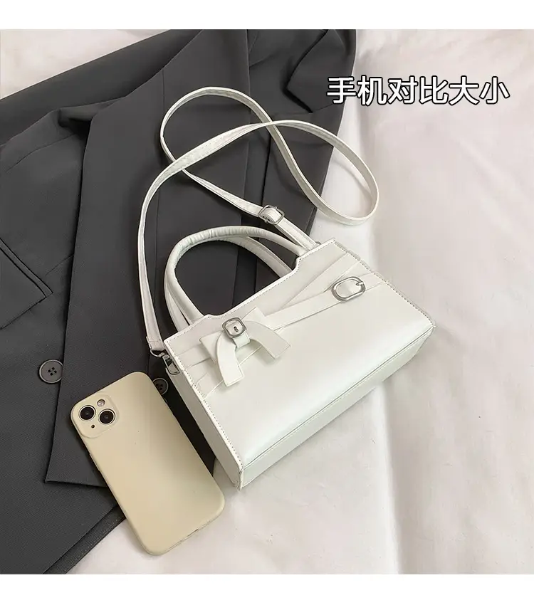 White Women's Shoulder Crossbody Bag Spring Summer 2025 — feature 5