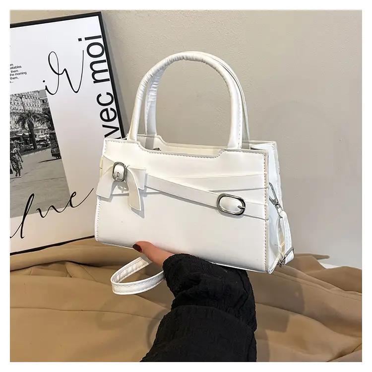 White Women's Shoulder Crossbody Bag Spring Summer 2025 - Image 2