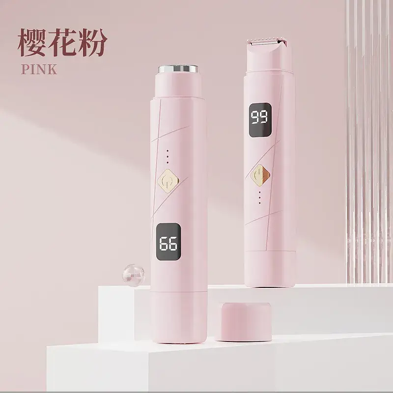Pink Electric Shaver for Women Underarm & Leg Hair Removal - Image 5