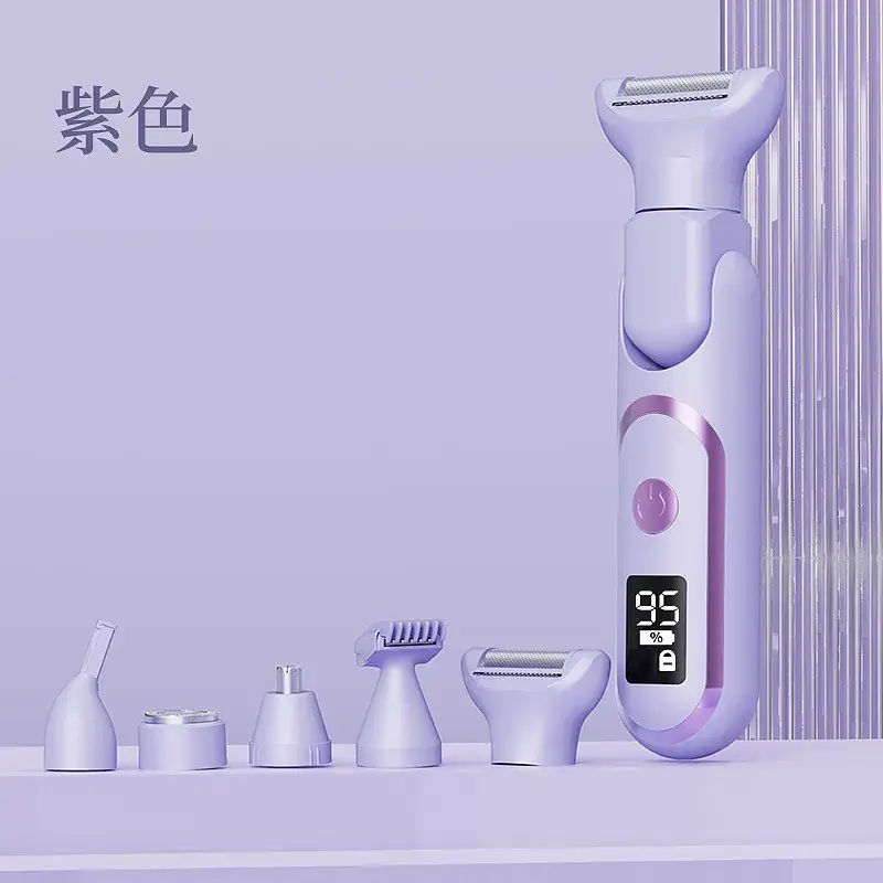 Pink Electric Shaver for Women Underarm & Leg Hair Removal - Image 9