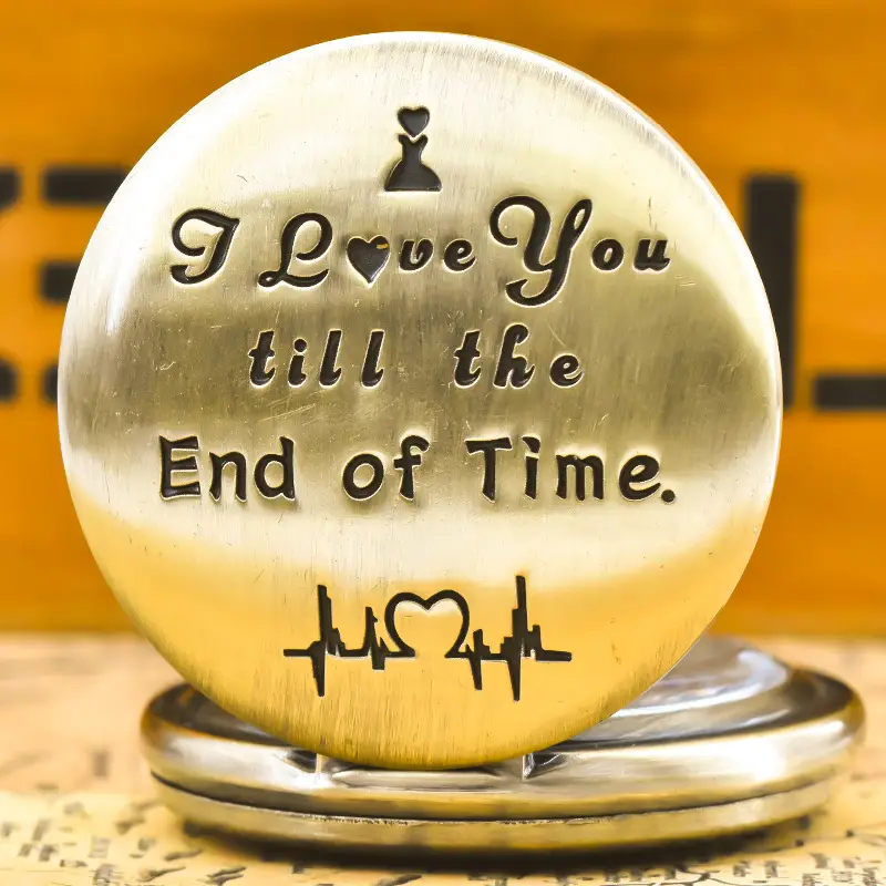 Engraved Heartfelt Pocket Watch Gift for Son - Image 3