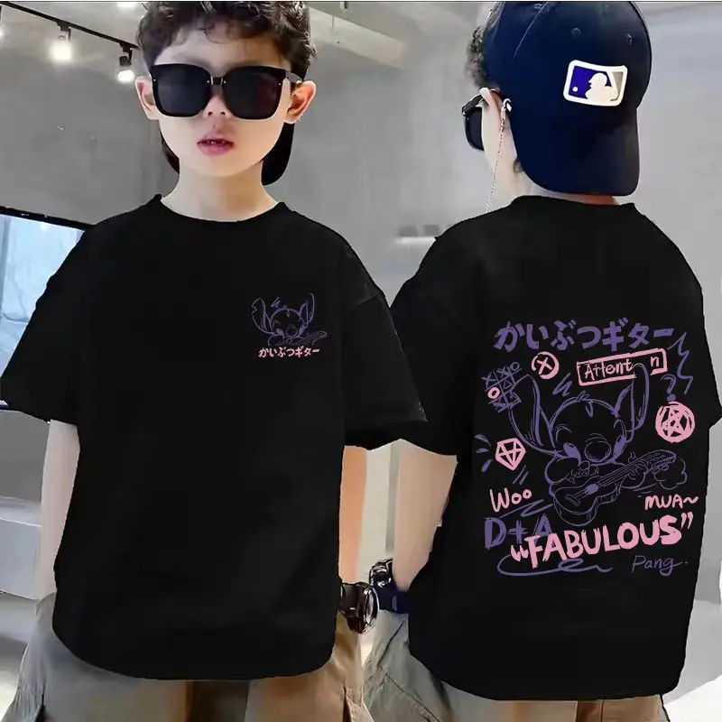 100% Cotton Boys T-shirt Medium Large Summer 2025 - Image 11