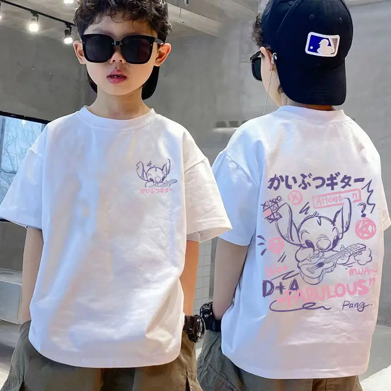 100% Cotton Boys T-shirt Medium Large Summer 2025 - Image 2