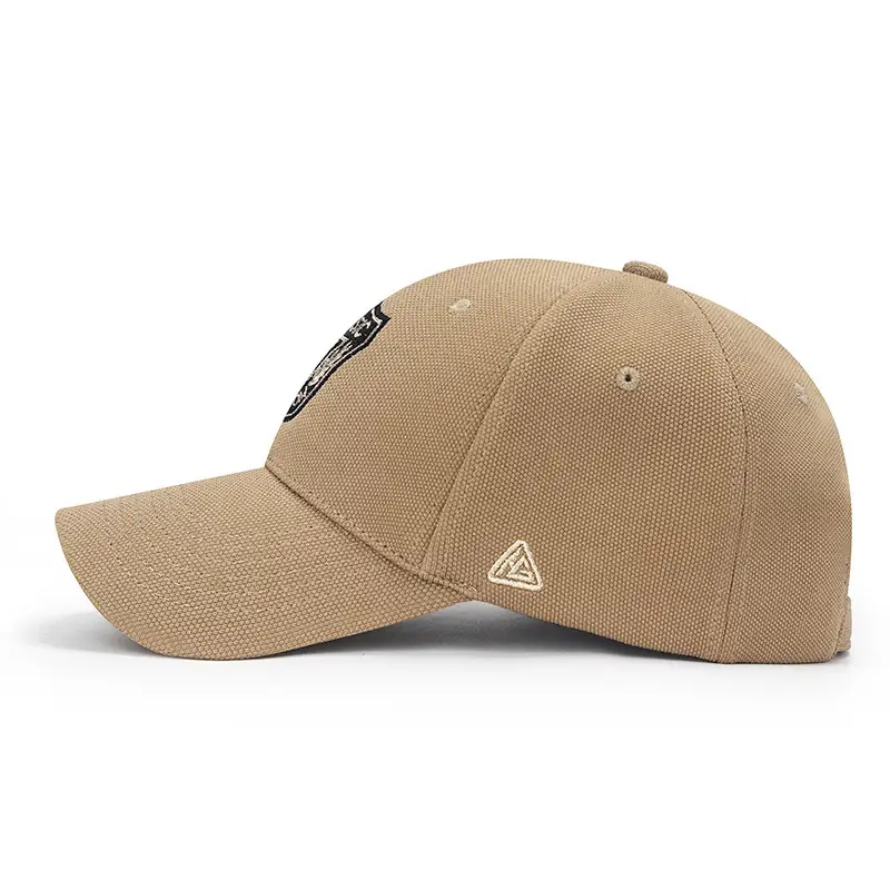 Men's Beige H-Logo Baseball Cap Large