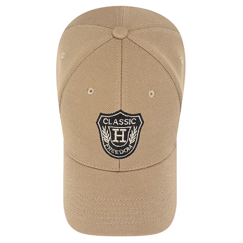 Men's Beige H-Logo Baseball Cap Large