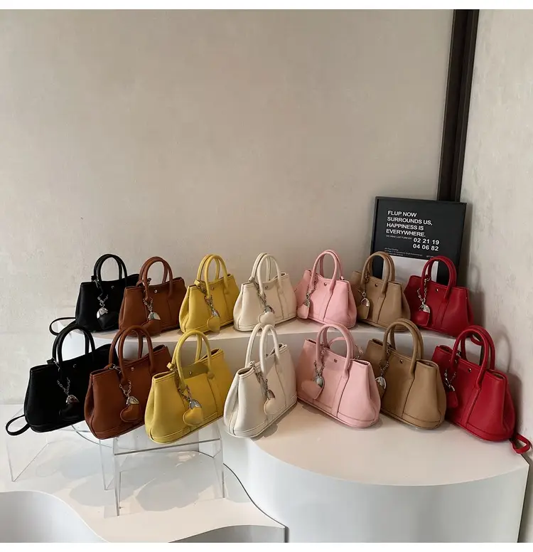 Women Yellow Korean Retro Bucket Bag 2025 Spring New Fashion — feature 17