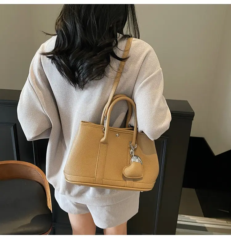 Women Yellow Korean Retro Bucket Bag 2025 Spring New Fashion — feature 23