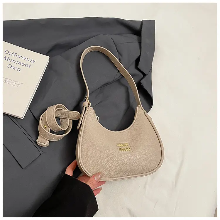 Women's Niche Crossbody Bag Beige 2026 - Image 3