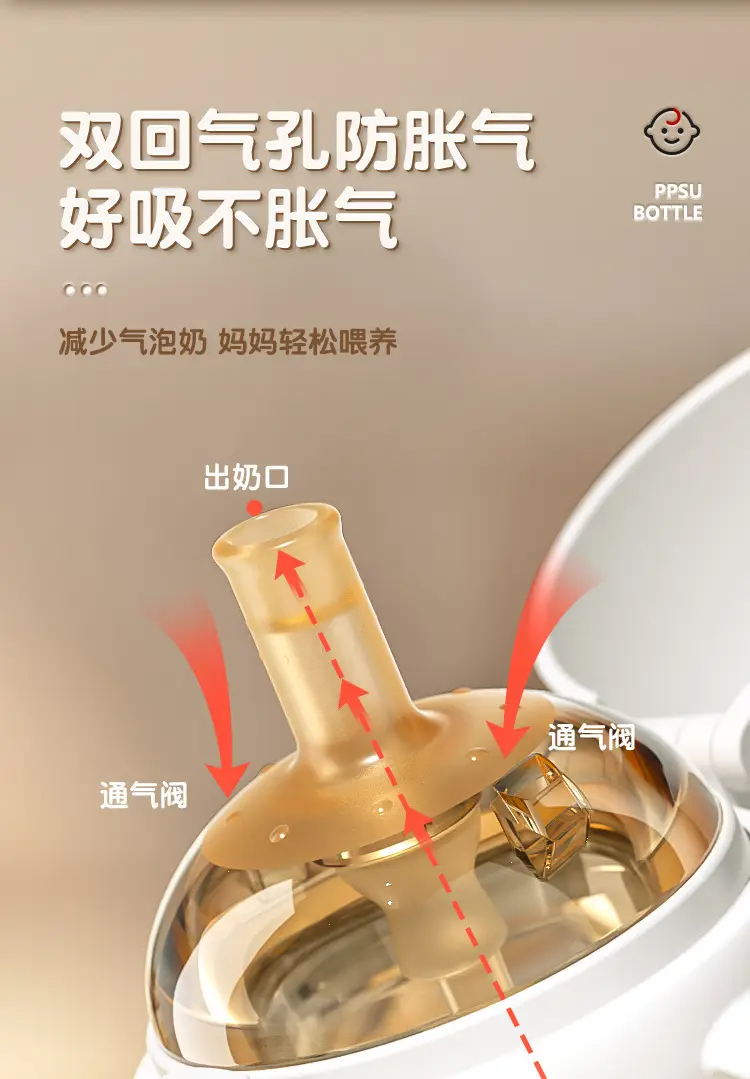 Baby drinking cup baby straw drinking bottle 6 months 1/2/3 years old PPSU bottle flip cap drinking cup — feature 24