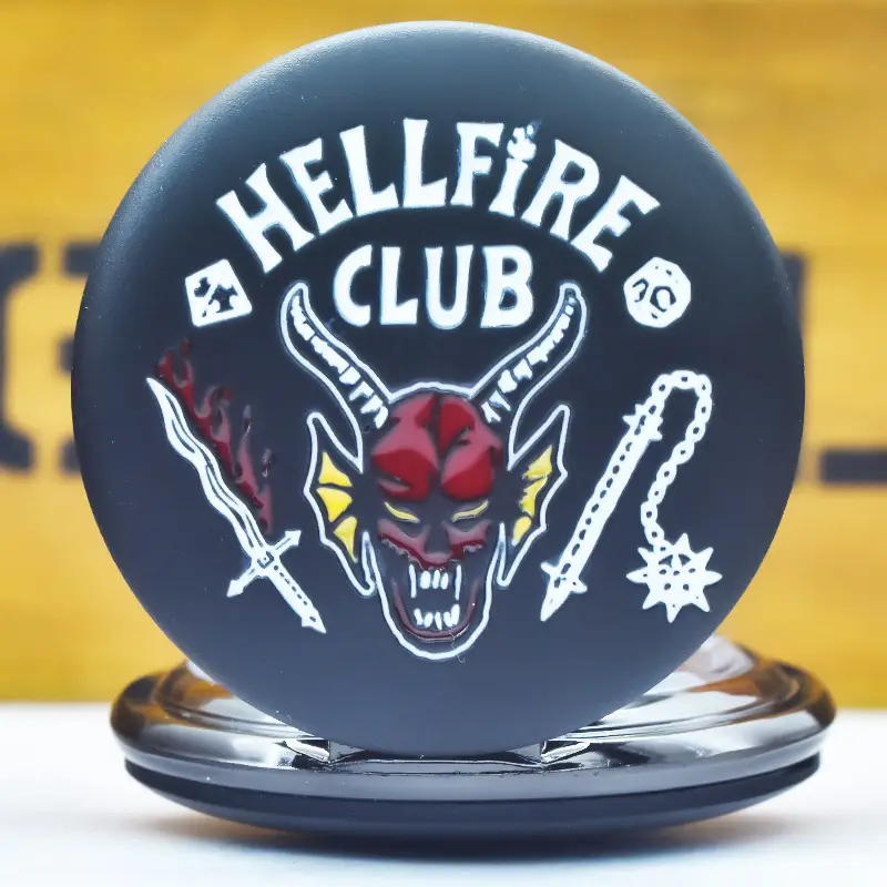 Hellfire Club Pocket Watch with Cross-Border Design - Image 3