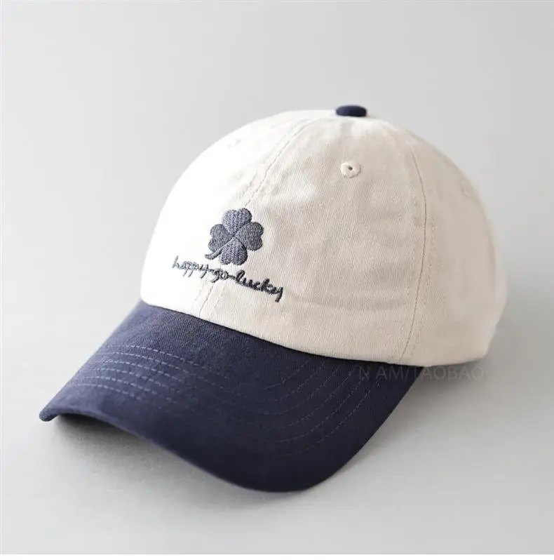 Happy Birthday Four-Leaf Clover Cap Men Women — feature 1