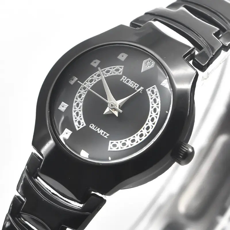 Rosra Men's Steel Band Quartz Watch Round Silver - Image 3