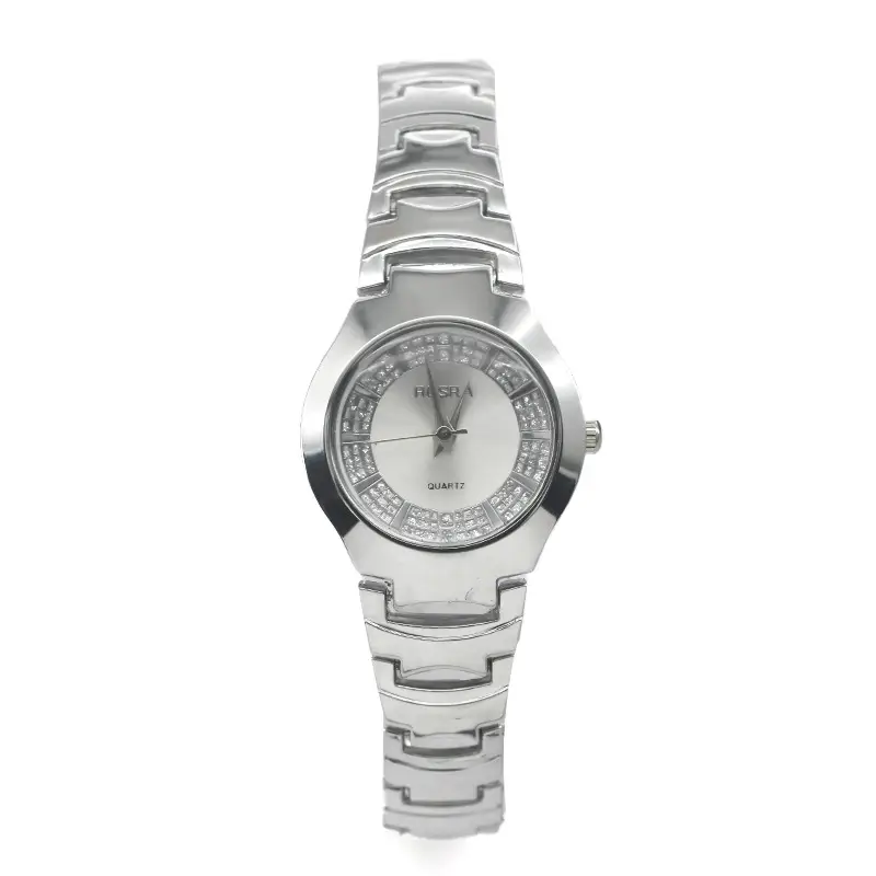 Rosra Men's Steel Band Quartz Watch Round Silver - Image 6