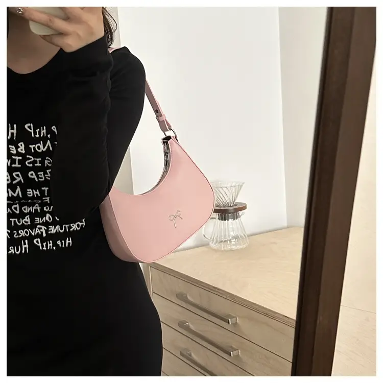 Pink One-Shoulder Crossbody Bag for Women — feature 14