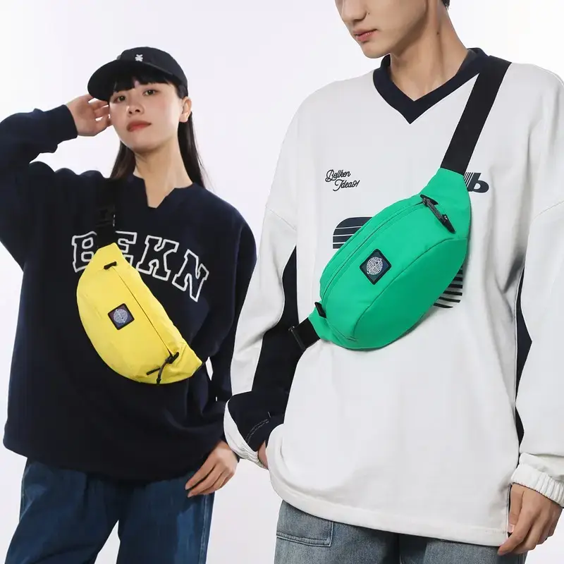 Men's Yellow Crossbody Phone Bag with Adjustable Strap - Image 12