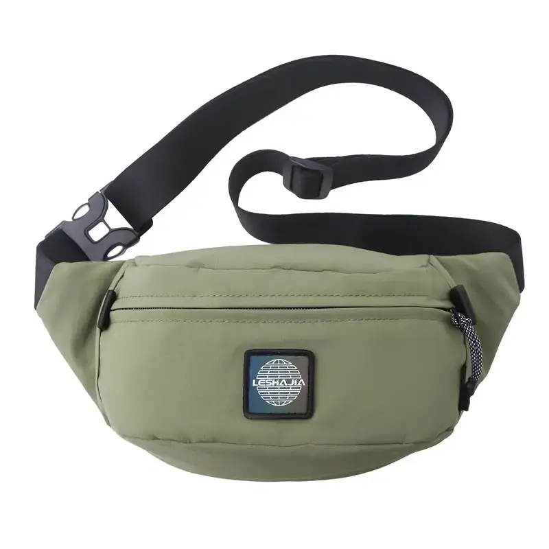 Men's Yellow Crossbody Phone Bag with Adjustable Strap - Image 4