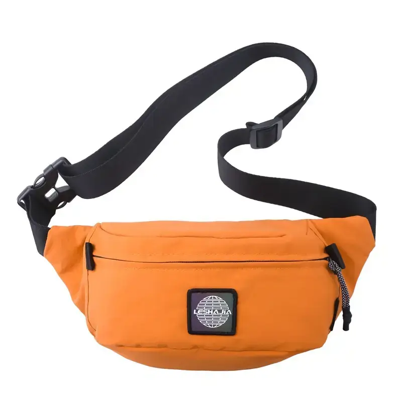 Men's Yellow Crossbody Phone Bag with Adjustable Strap - Image 6