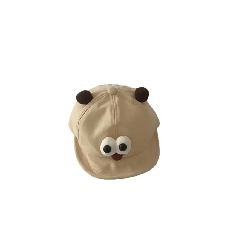 Baby Soft Beanie Cap with Big Eyes Sunshade Hat - Image 10