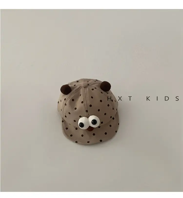 Baby Soft Beanie Cap with Big Eyes Sunshade Hat — feature 7