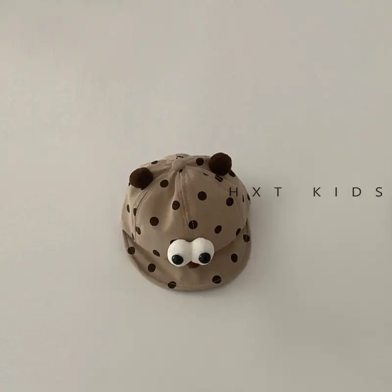 Baby Soft Beanie Cap with Big Eyes Sunshade Hat - Image 5