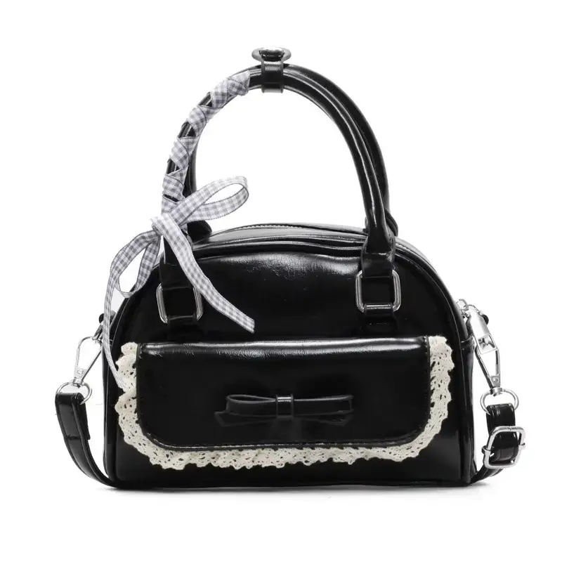 Women's Handheld High-end Bowling Bag Cream 2025 - Image 2