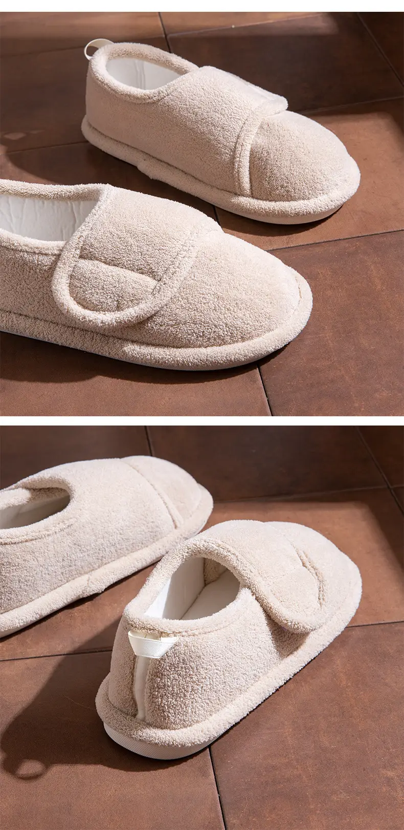 Pink Plush Maternity Slippers 2025 Winter Soft Non-Slip — feature 9