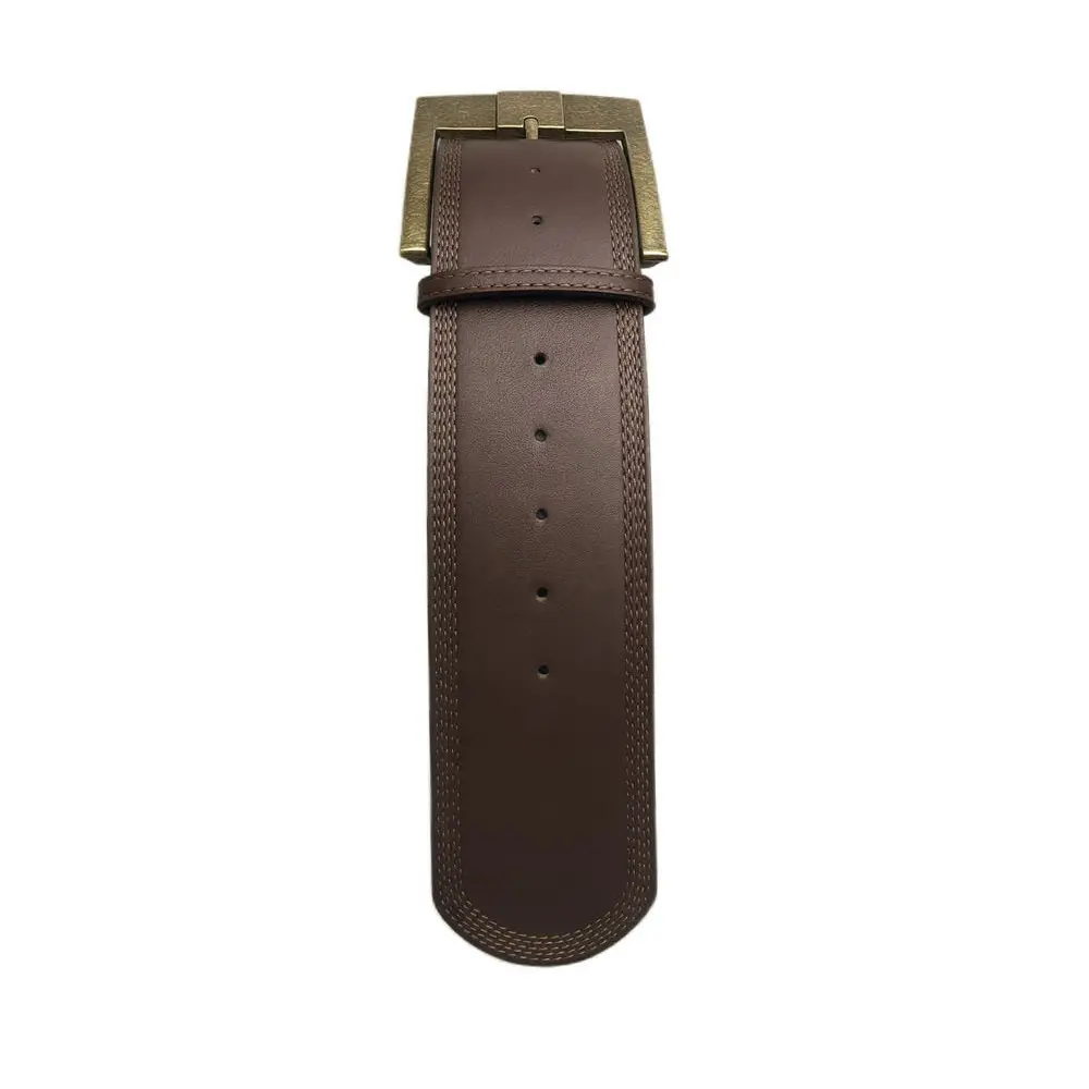 2025 Retro Brown Leather Belt for Men - Image 4