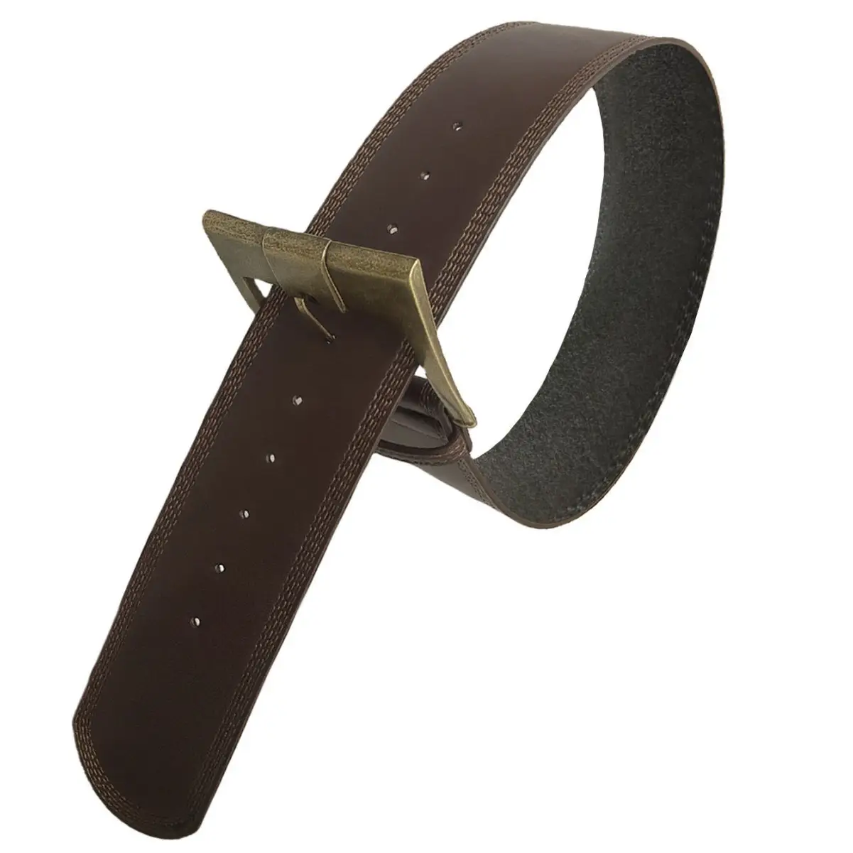 2025 Retro Brown Leather Belt for Men - Image 5