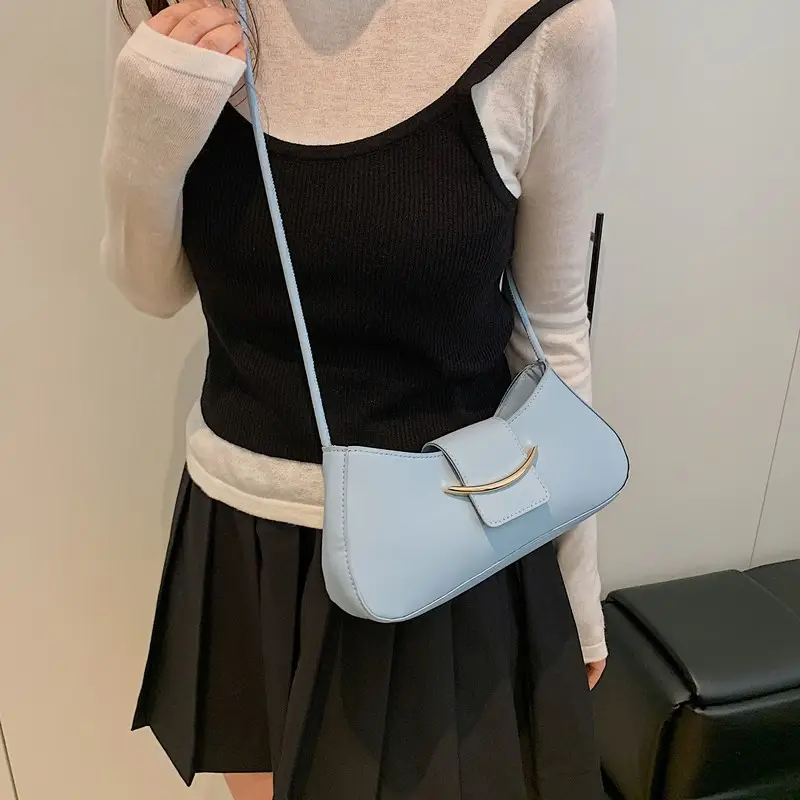 Beige Textured Shoulder Crossbody Bag for Women