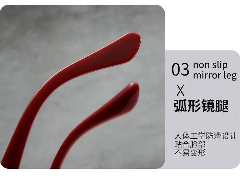 Black Cat Eye Sunglasses for Square Face Slimming β feature 9