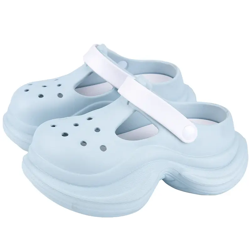 2025 New Style Cave Shoes Women's Thick Sole Outwear EVA Non-slip Soft Sole Fashionable All-match Beach Sandals
