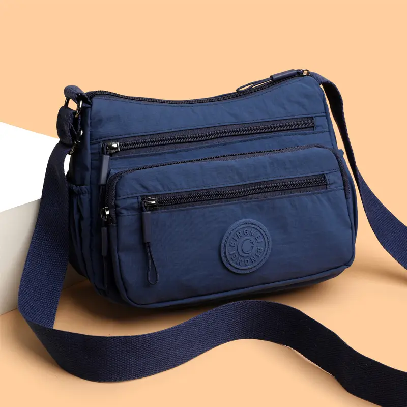 Light Gray Water-Proof Crossbody Bag for Women - Image 9
