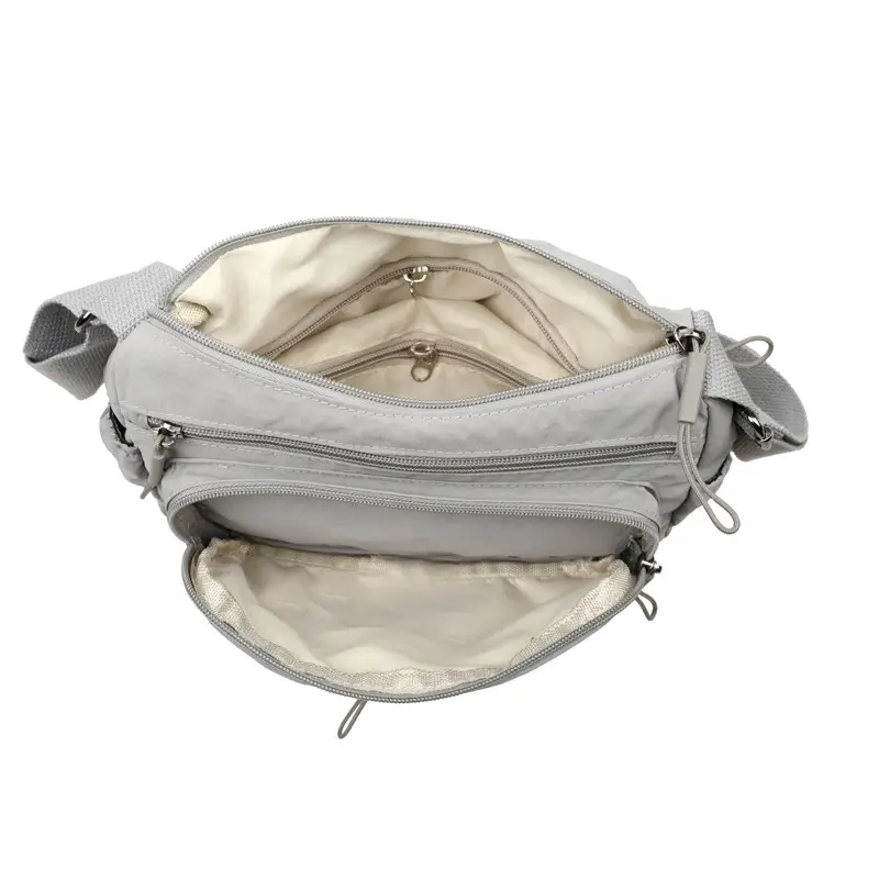 Light Gray Water-Proof Crossbody Bag for Women - Image 10