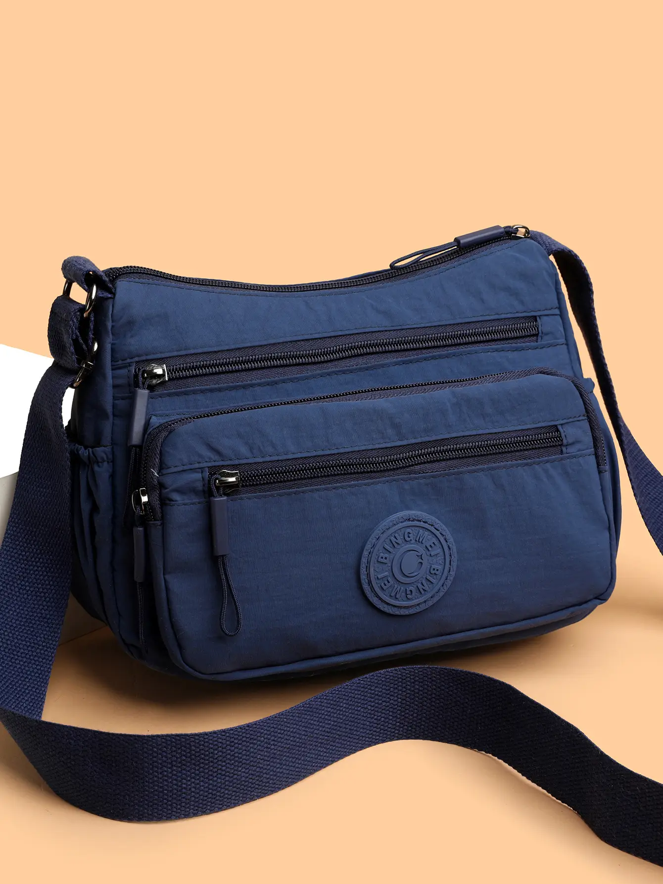 Light Gray Water-Proof Crossbody Bag for Women — feature 13
