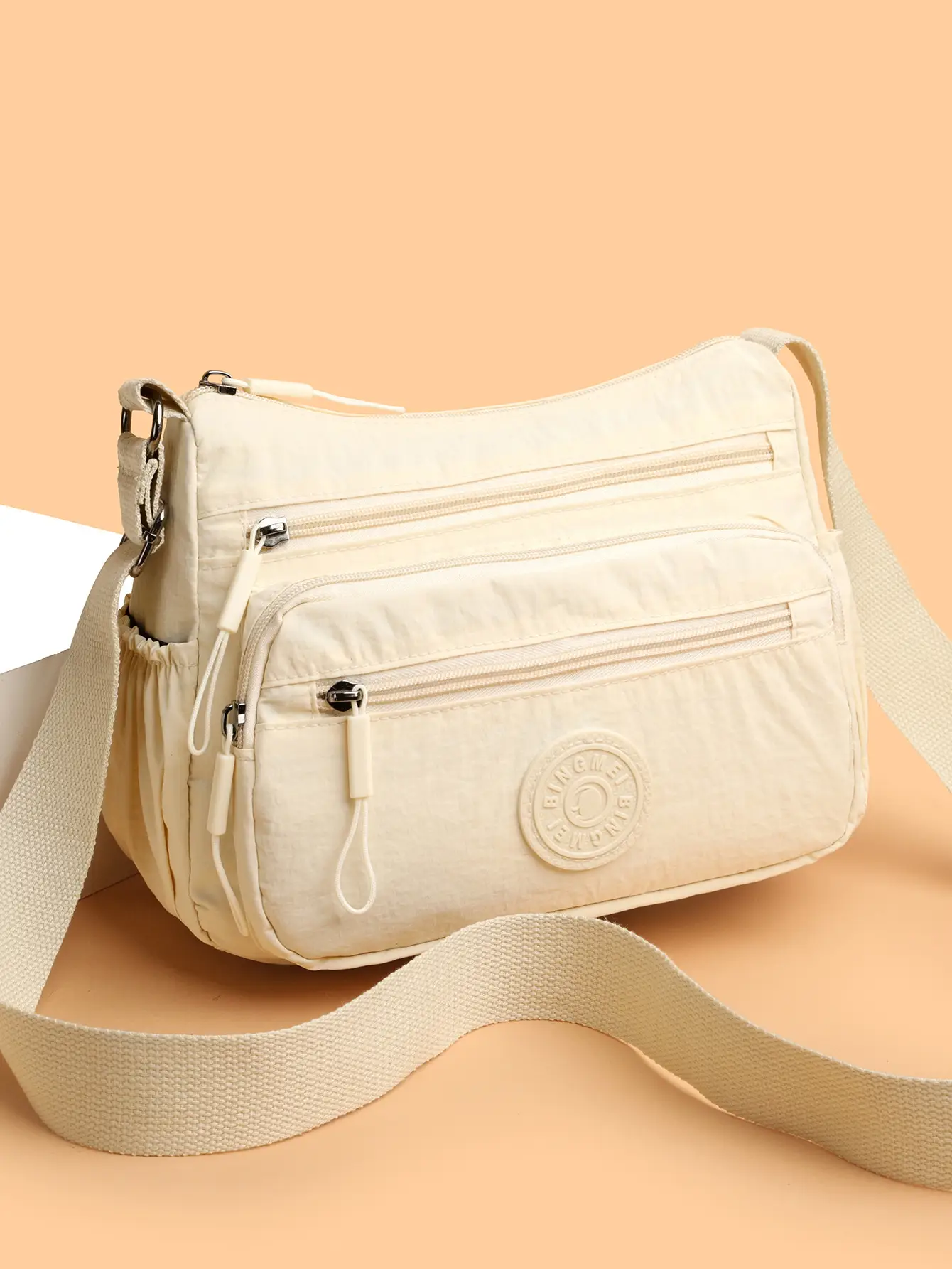 Light Gray Water-Proof Crossbody Bag for Women — feature 15