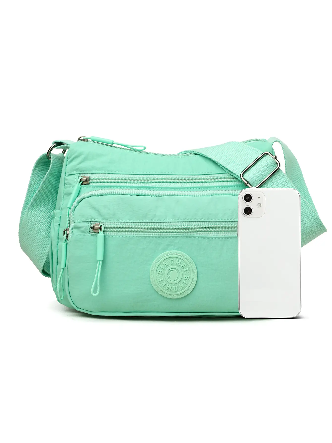 Light Gray Water-Proof Crossbody Bag for Women — feature 20