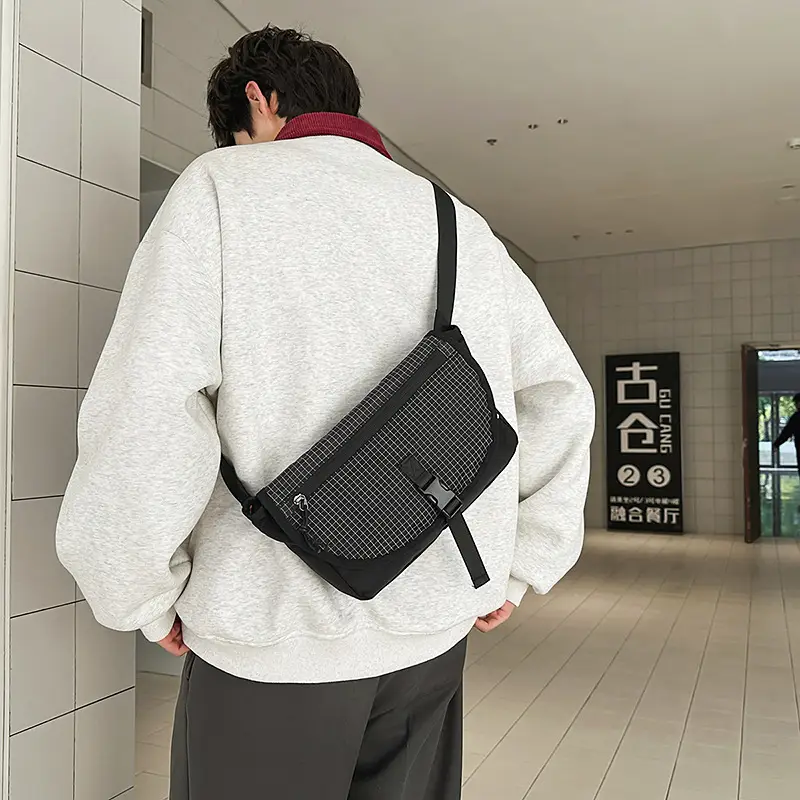 Men's Green Crossbody Bag Casual 2026 Street Fashion - Image 6