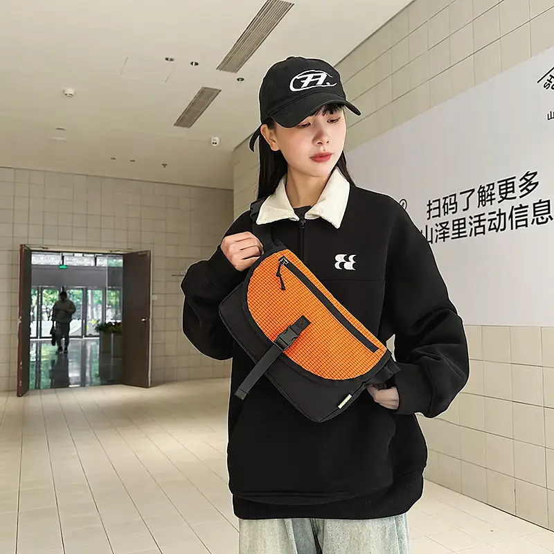 Men's Green Crossbody Bag Casual 2026 Street Fashion - Image 8
