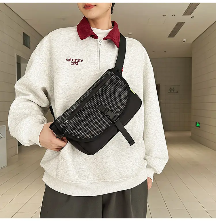Men's Green Crossbody Bag Casual 2026 Street Fashion — feature 25