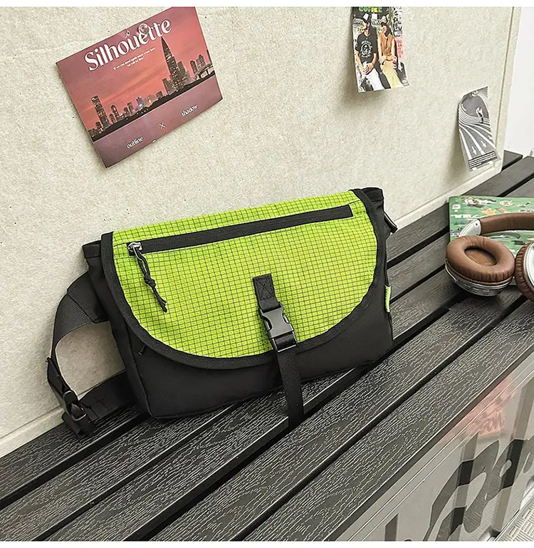 Men's Green Crossbody Bag Casual 2026 Street Fashion — feature 36