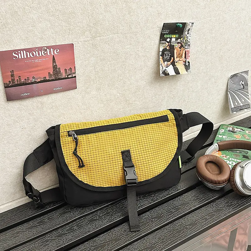 Men's Green Crossbody Bag Casual 2026 Street Fashion - Image 2