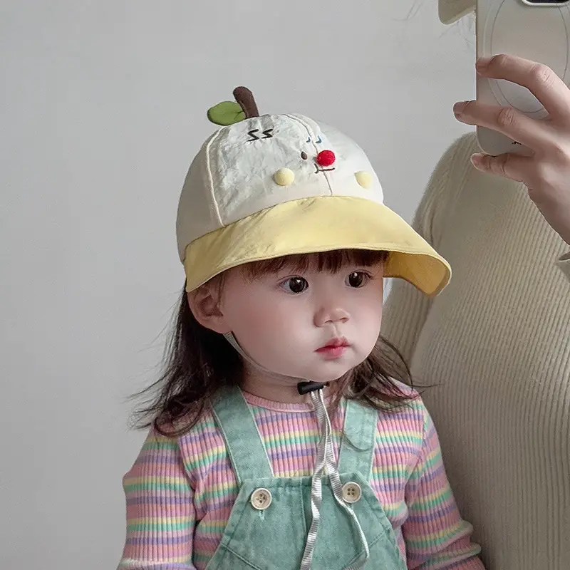 Cute Korean Style Baby Hat with Sunshade Cap — feature 1