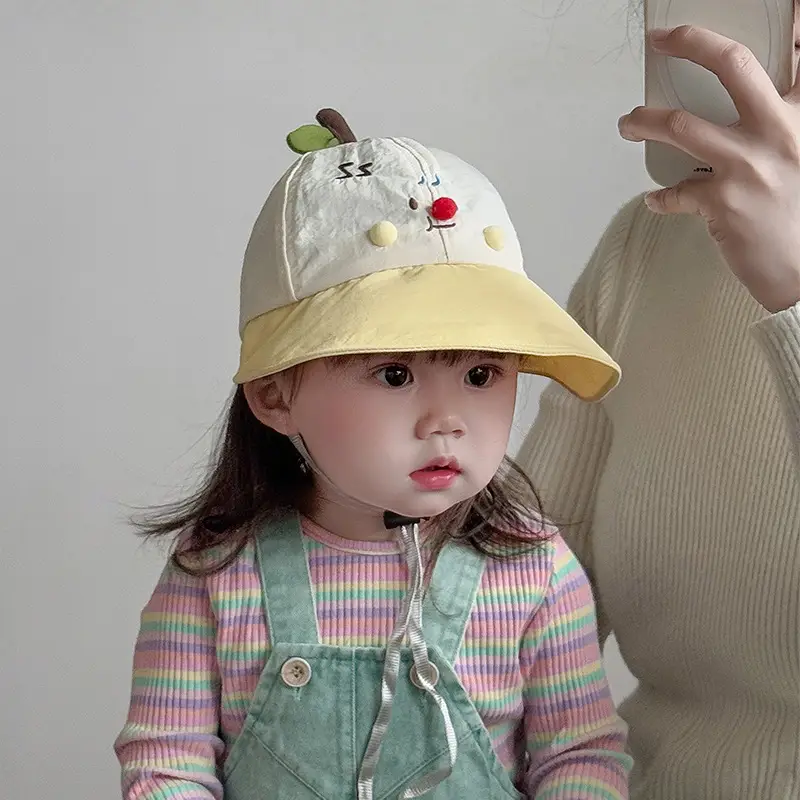 Cute Korean Style Baby Hat with Sunshade Cap — feature 2