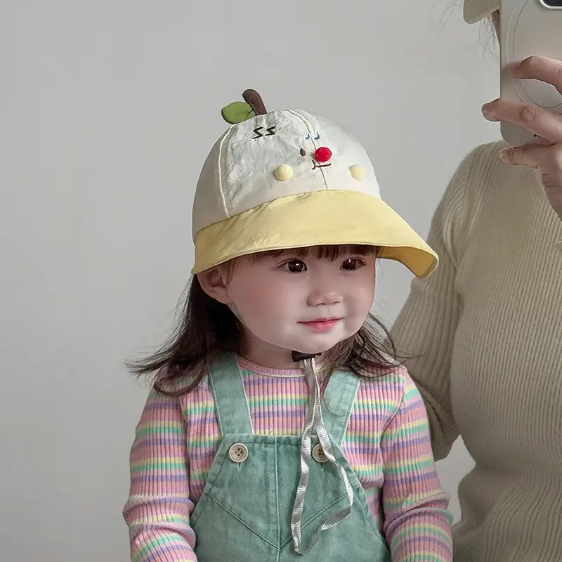 Cute Korean Style Baby Hat with Sunshade Cap — feature 3