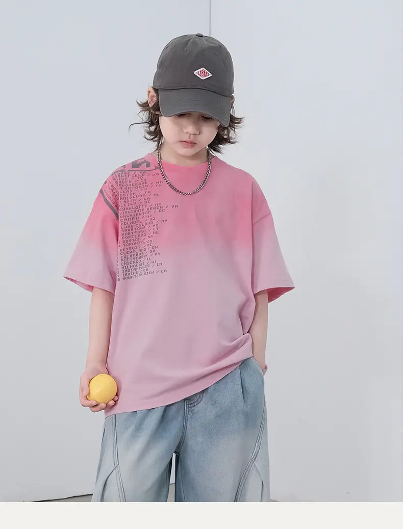 Boys Pink Cotton T-Shirt Summer 2026 — feature 12