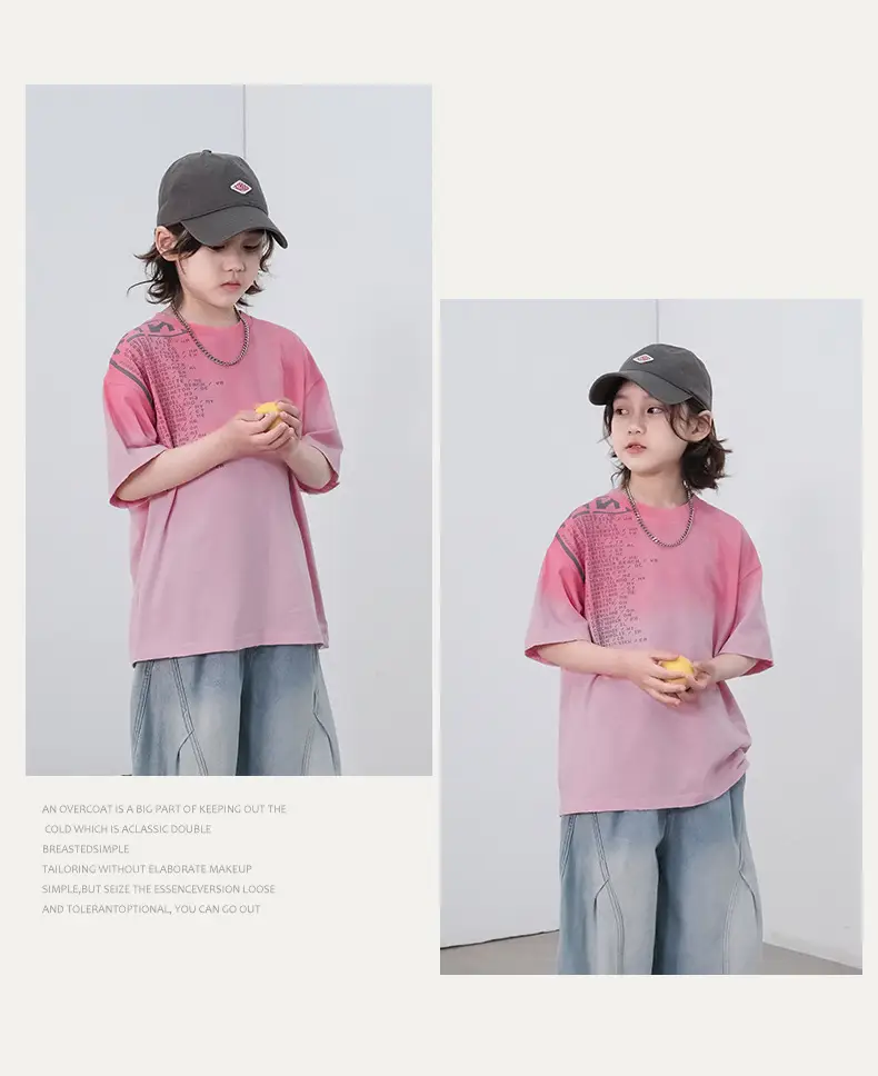 Boys Pink Cotton T-Shirt Summer 2026 — feature 7