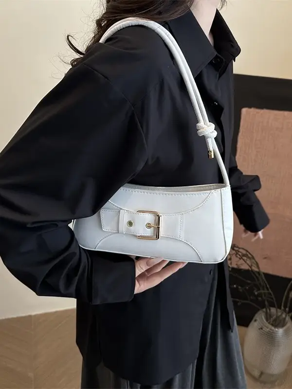 Women's Western Style Shoulder Bag White 2025 - Image 9