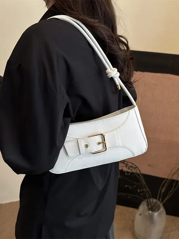 Women's Western Style Shoulder Bag White 2025 - Image 10